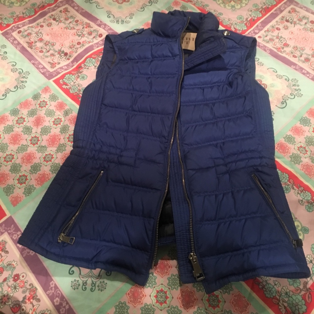 Burberry blue vest